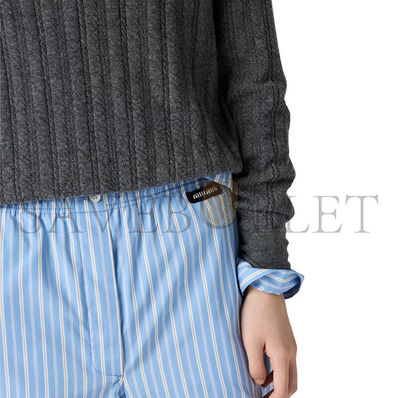 MIU MIU CASHMERE POLO SWEATER MMLB51